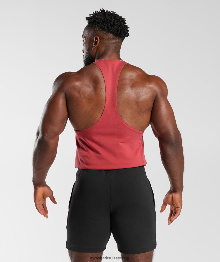 ch Gymshark Hommes réagir le limon rouge séché au soleil 02FP6T1026 vêtements