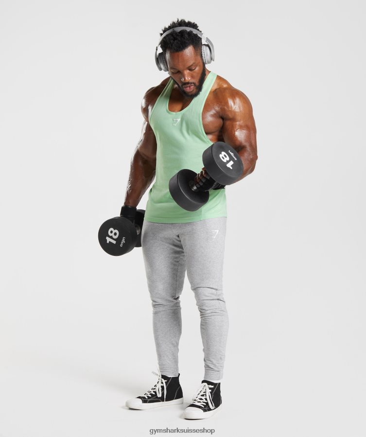 ch Gymshark Hommes réagir le limon vert d\'aloès 02FP6T994 vêtements