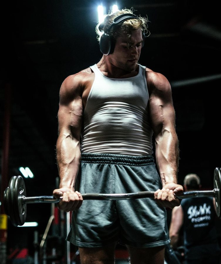 ch Gymshark Hommes réservoir nervuré 3pk blanc/noir/gris pierre chiné 02FP6T908 vêtements