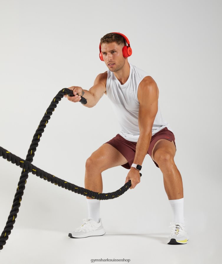 ch Gymshark Hommes réservoir sans couture d\'apex blanc/gris clair 02FP6T899 vêtements