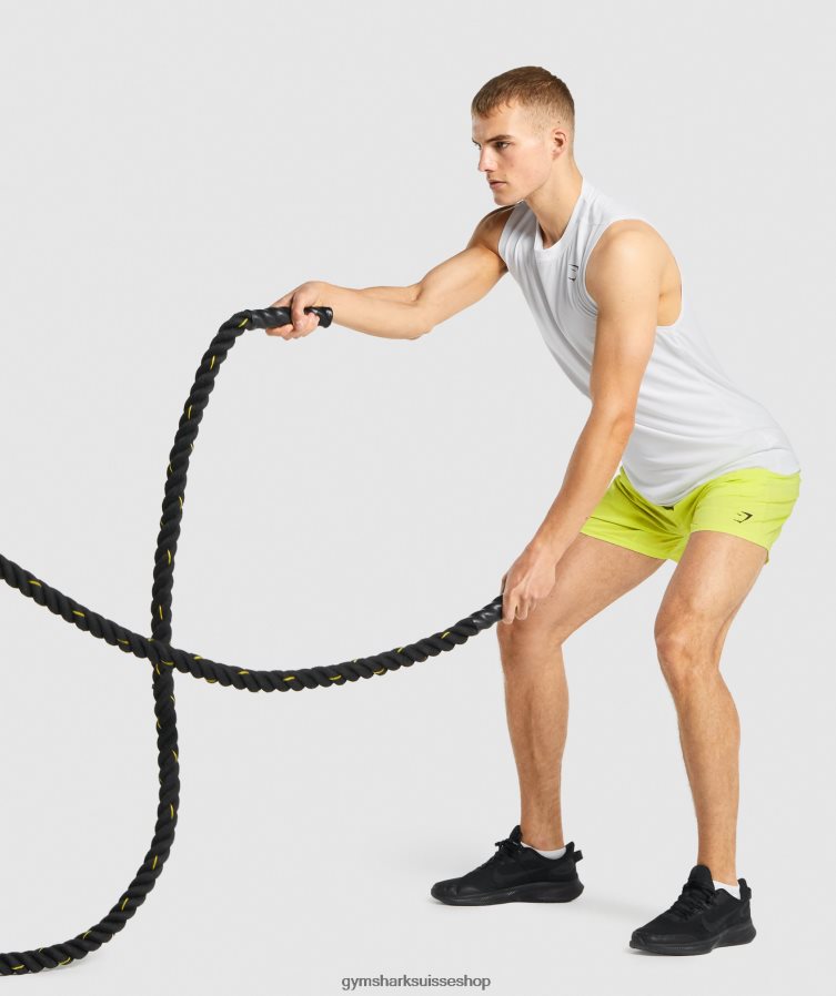 ch Gymshark Hommes t-shirt sans manches arrivée blanc 02FP6T898 vêtements