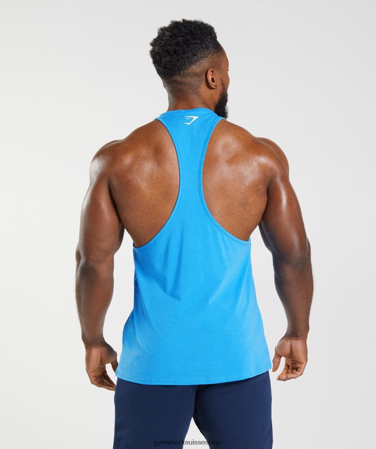 ch Gymshark Hommes trancher le limon bleu électrique 02FP6T992 vêtements