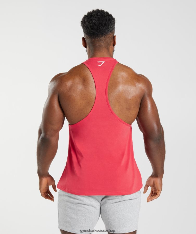 ch Gymshark Hommes trancher le limon perroquet rouge 02FP6T988 vêtements