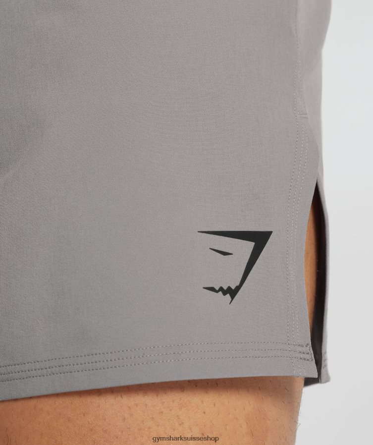 ch Gymshark Hommes 315 short tissé gris marbre 02FP6T544 vêtements