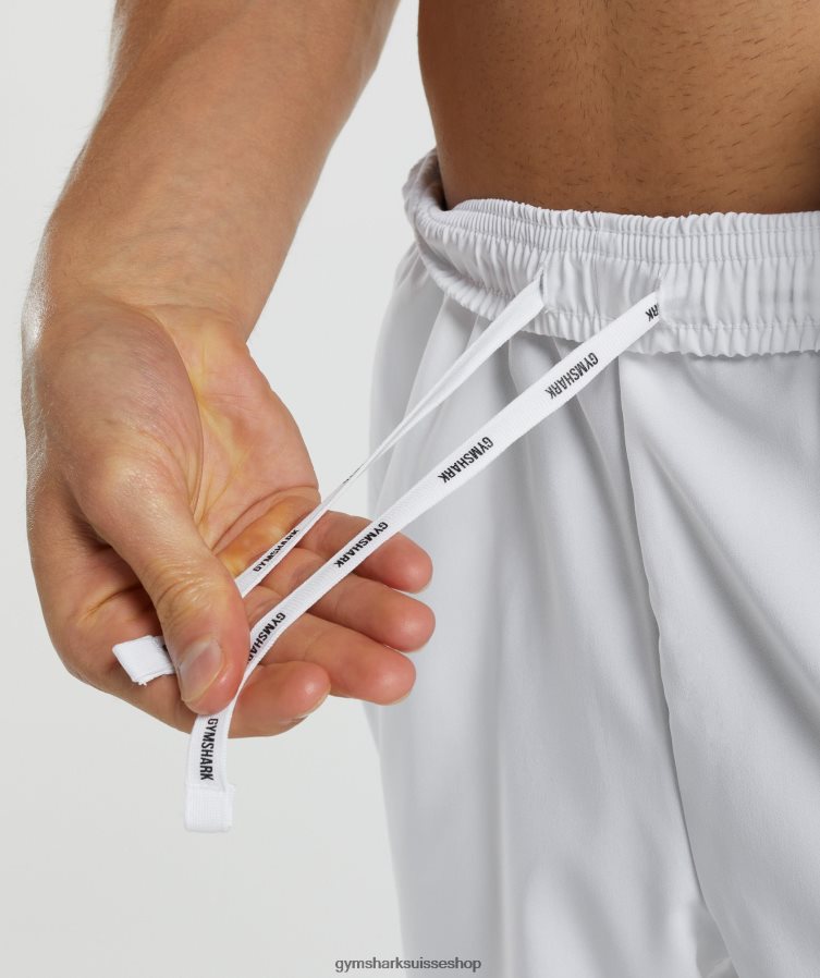 ch Gymshark Hommes arrivée short 5\" blanc 02FP6T553 vêtements