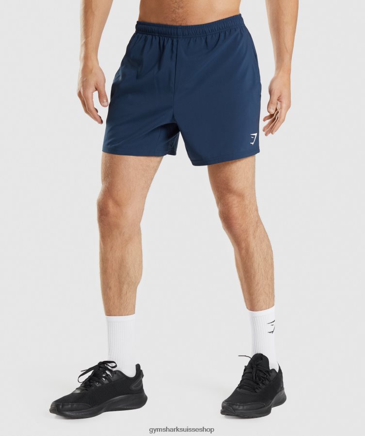 ch Gymshark Hommes arrivée short 5" marine 02FP6T556 vêtements