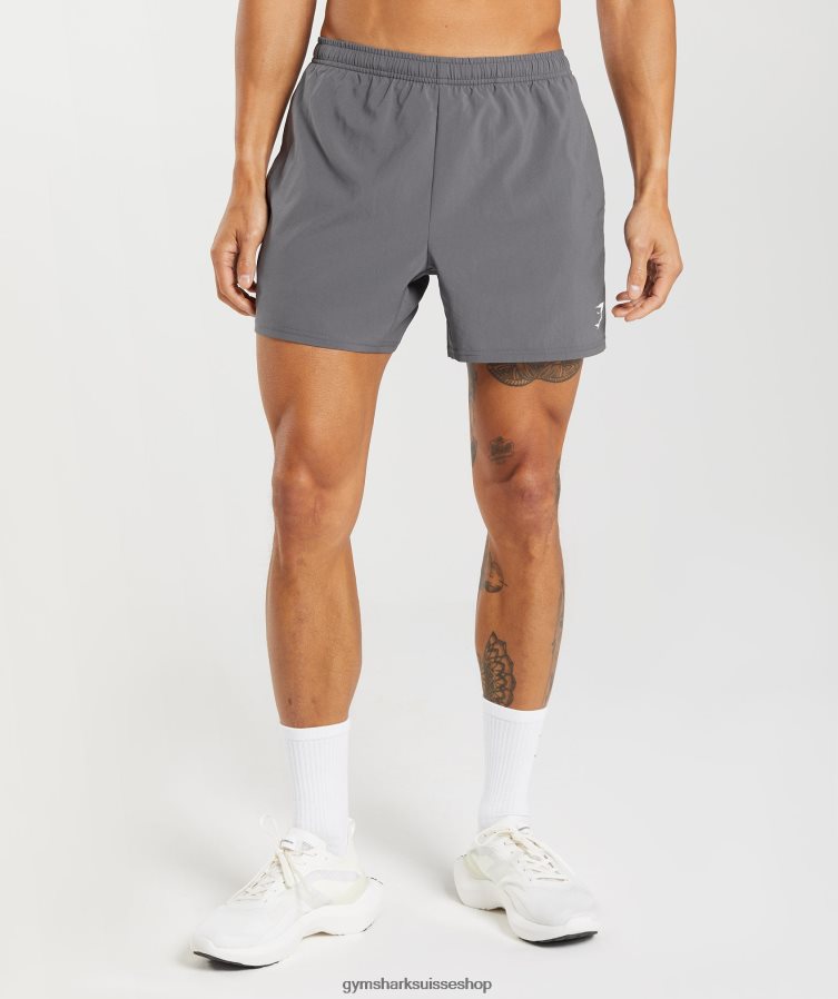ch Gymshark Hommes arrivée short 5" silhouette grise 02FP6T525 vêtements