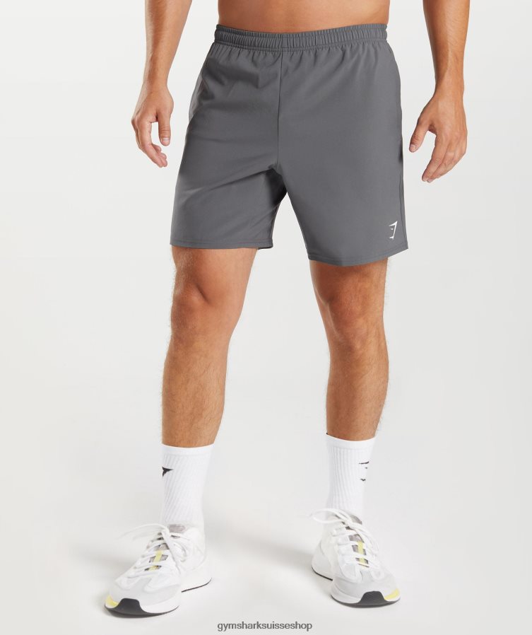 ch Gymshark Hommes arrivée short 7" silhouette grise 02FP6T521 vêtements