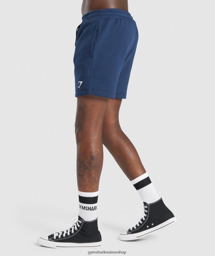 ch Gymshark Hommes short à crête marine 02FP6T520 vêtements