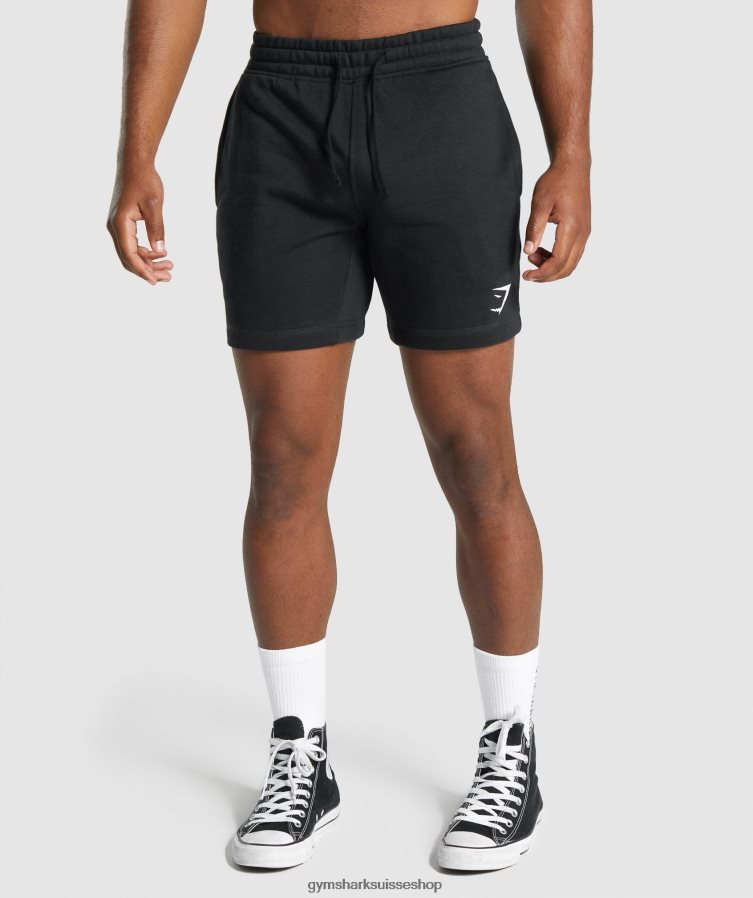 ch Gymshark Hommes short à crête noir 02FP6T514 vêtements