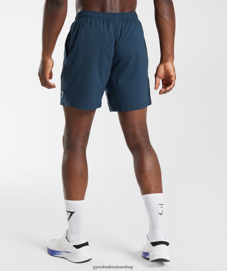 ch Gymshark Hommes short d\'arrivée marine 02FP6T533 vêtements