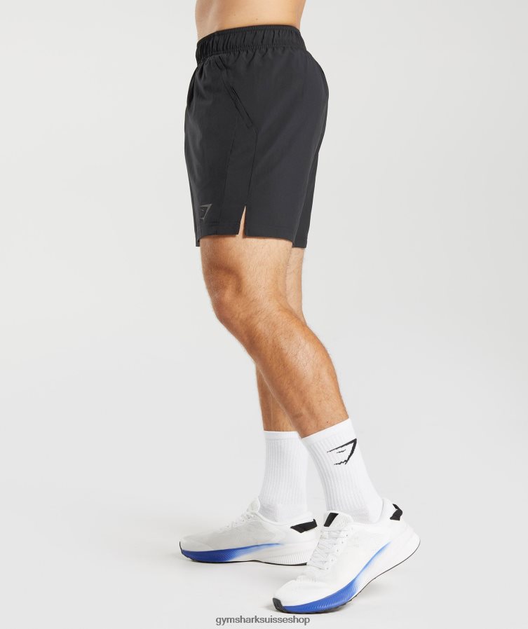 ch Gymshark Hommes short de sport noir 02FP6T513 vêtements