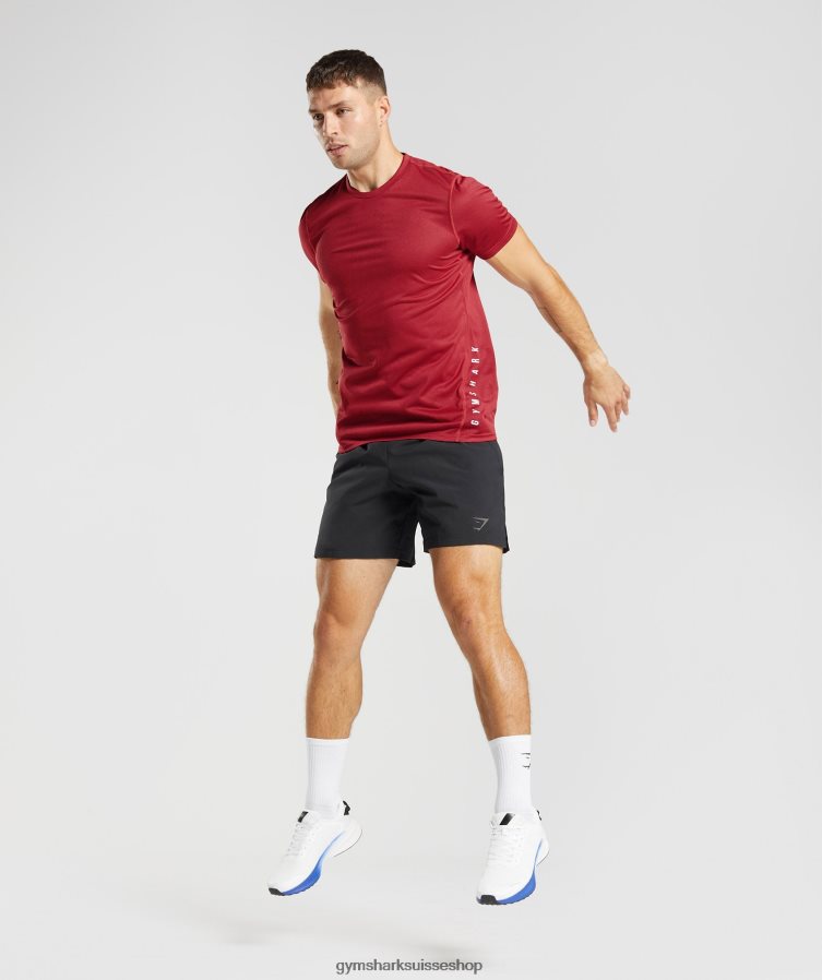 ch Gymshark Hommes short de sport noir 02FP6T513 vêtements