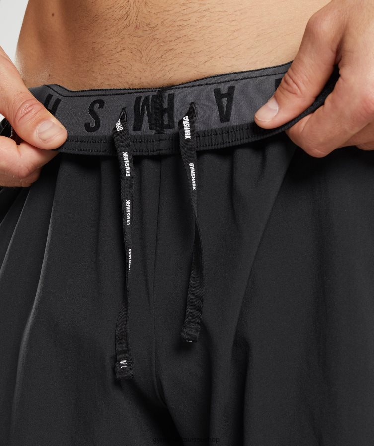 ch Gymshark Hommes short de sport noir 02FP6T513 vêtements