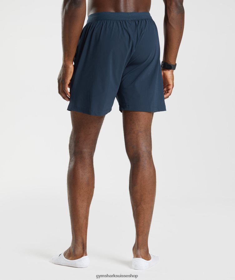 ch Gymshark Hommes short de studio marine 02FP6T555 vêtements