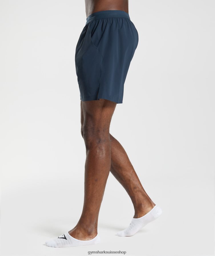 ch Gymshark Hommes short de studio marine 02FP6T555 vêtements