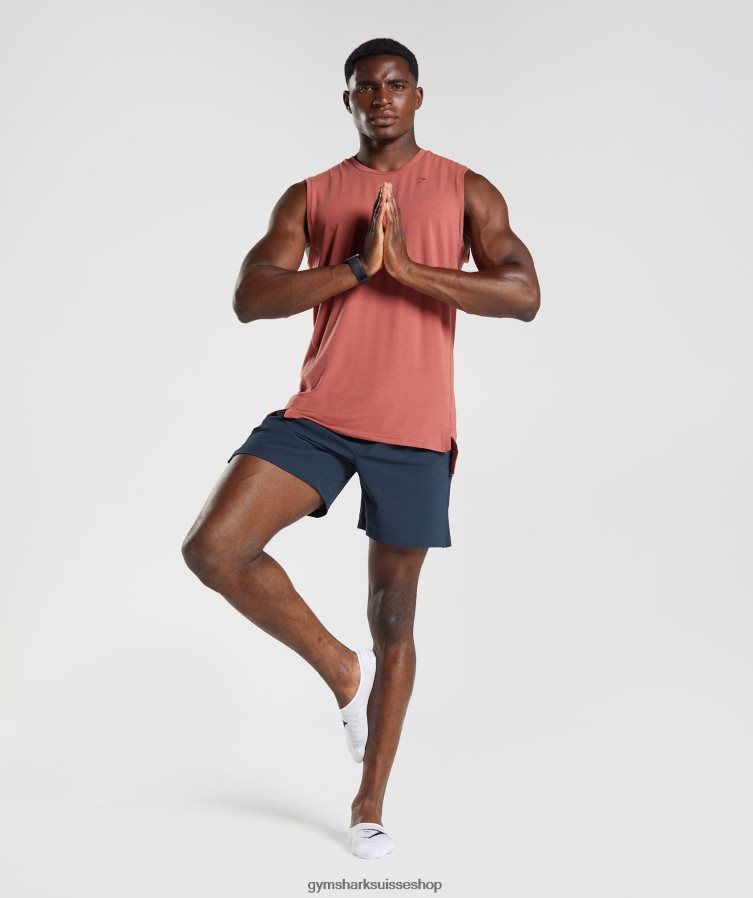 ch Gymshark Hommes short de studio marine 02FP6T555 vêtements