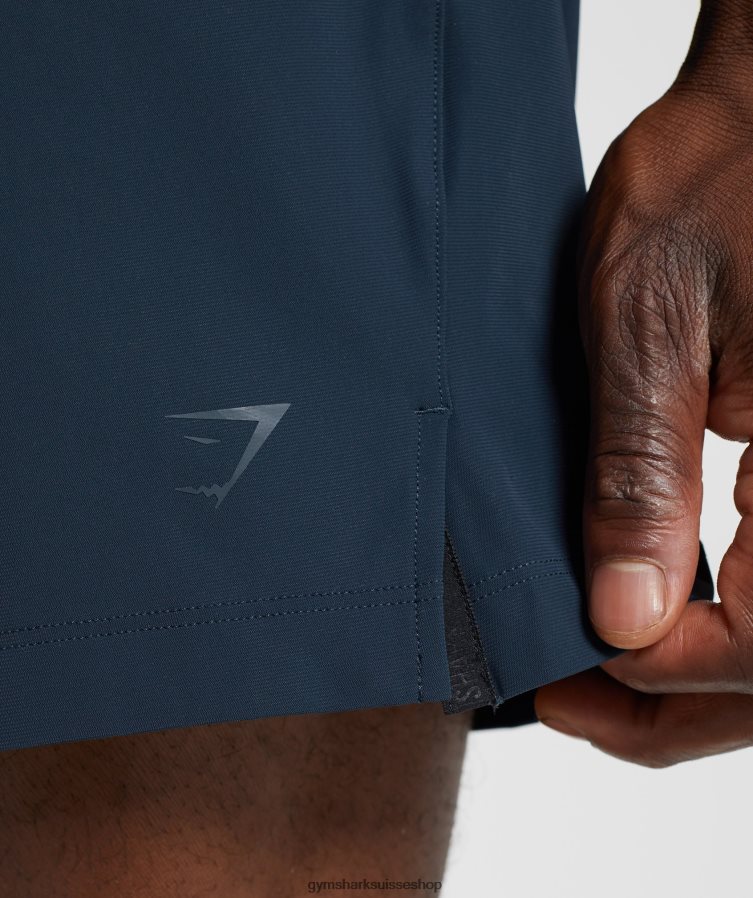 ch Gymshark Hommes short de studio marine 02FP6T555 vêtements
