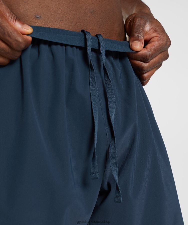 ch Gymshark Hommes short de studio marine 02FP6T555 vêtements