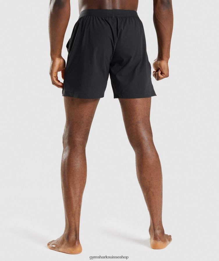 ch Gymshark Hommes short de studio noir 02FP6T554 vêtements