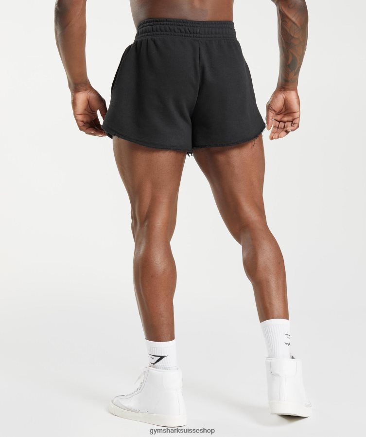 ch Gymshark Hommes short hérité noir 02FP6T527 vêtements