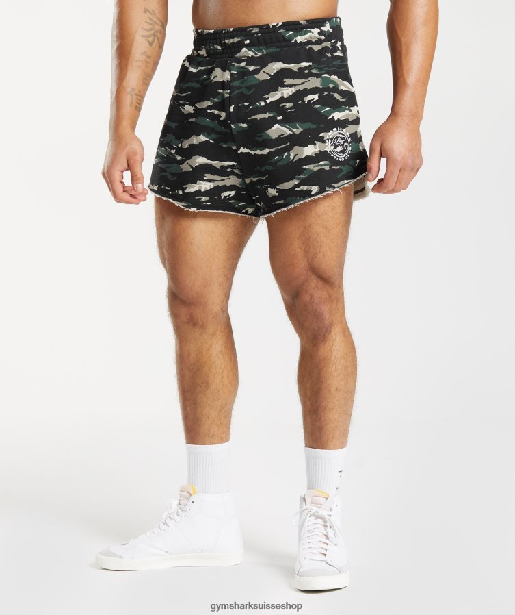 ch Gymshark Hommes short hérité vert obsidienne 02FP6T557 vêtements