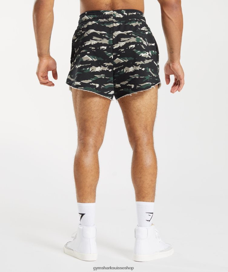 ch Gymshark Hommes short hérité vert obsidienne 02FP6T557 vêtements