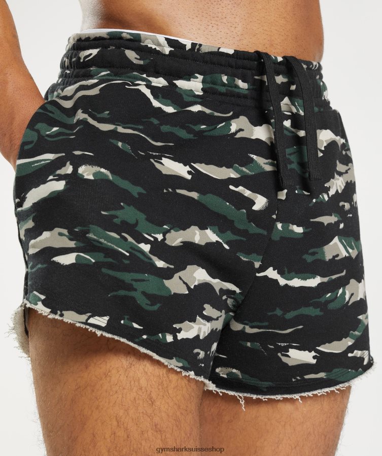 ch Gymshark Hommes short hérité vert obsidienne 02FP6T557 vêtements