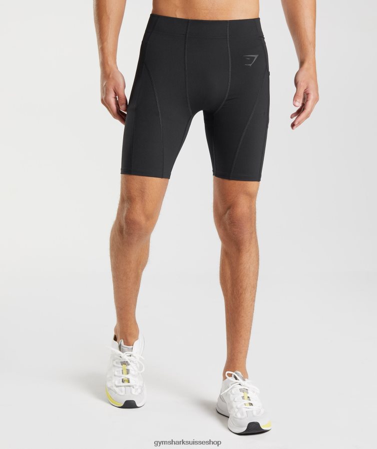 ch Gymshark Hommes short sous-vêtement control noir 02FP6T561 vêtements