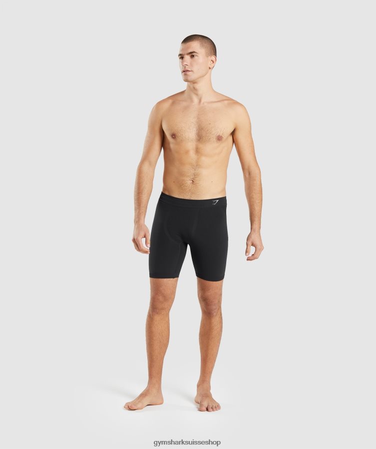 ch Gymshark Hommes boxeur hybride noir/gris clair 02FP6T1044 vêtements