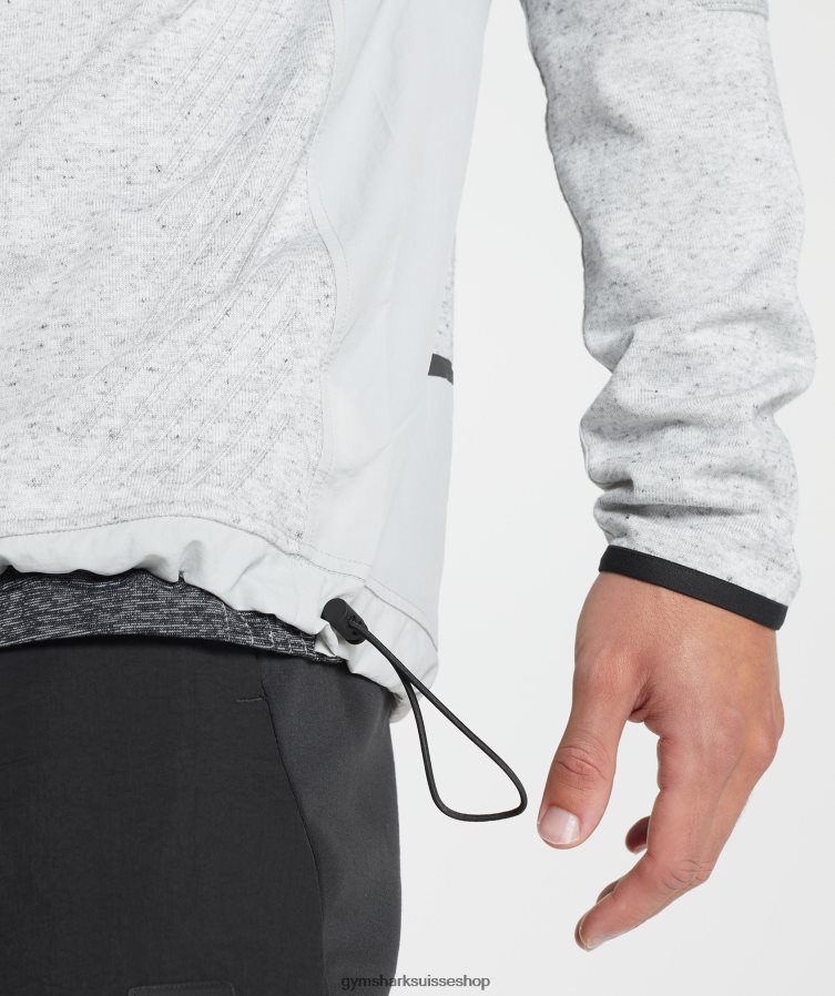 ch Gymshark Hommes équipe de reprise gris clair chiné 02FP6T818 vêtements