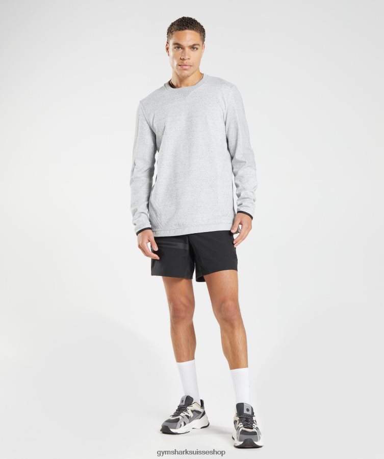 ch Gymshark Hommes équipe de reprise gris clair chiné 02FP6T818 vêtements
