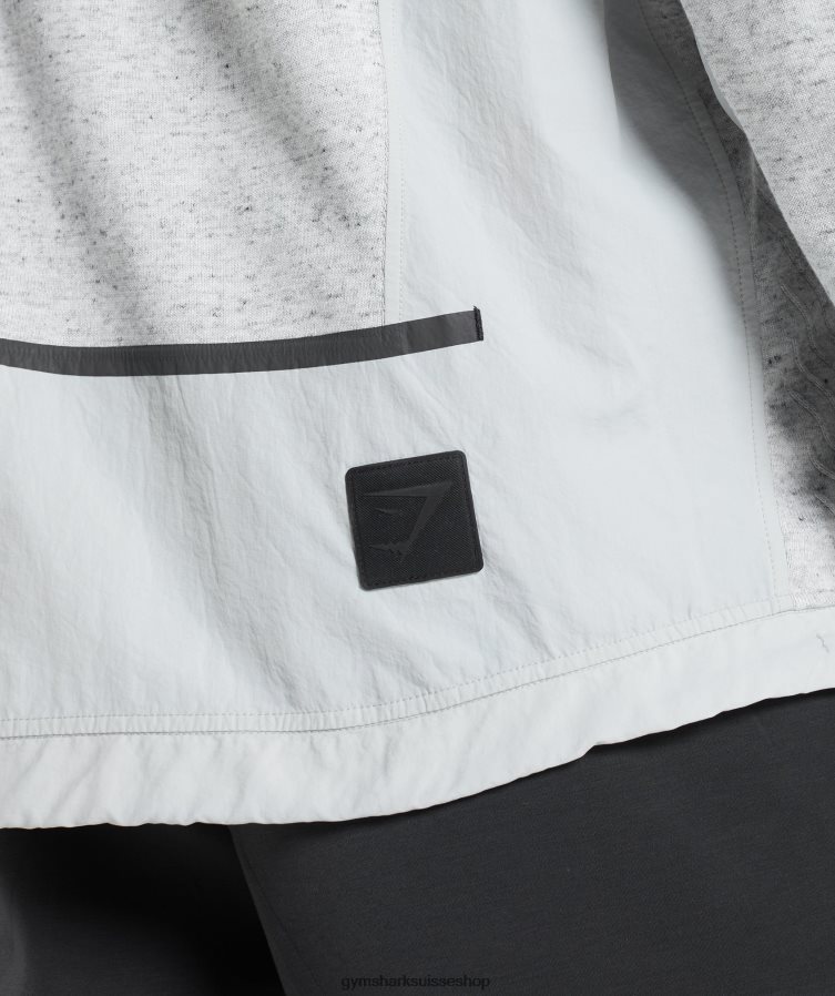 ch Gymshark Hommes équipe de reprise gris clair chiné 02FP6T818 vêtements