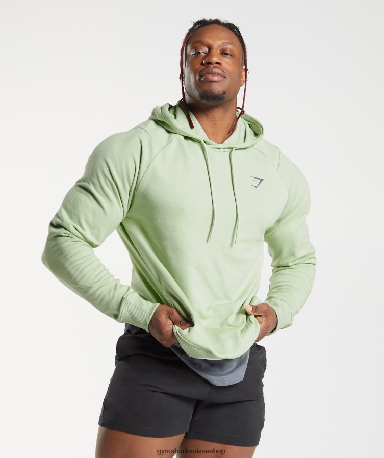 ch Gymshark Hommes sweat à capuche audacieux flore verte 02FP6T852 vêtements