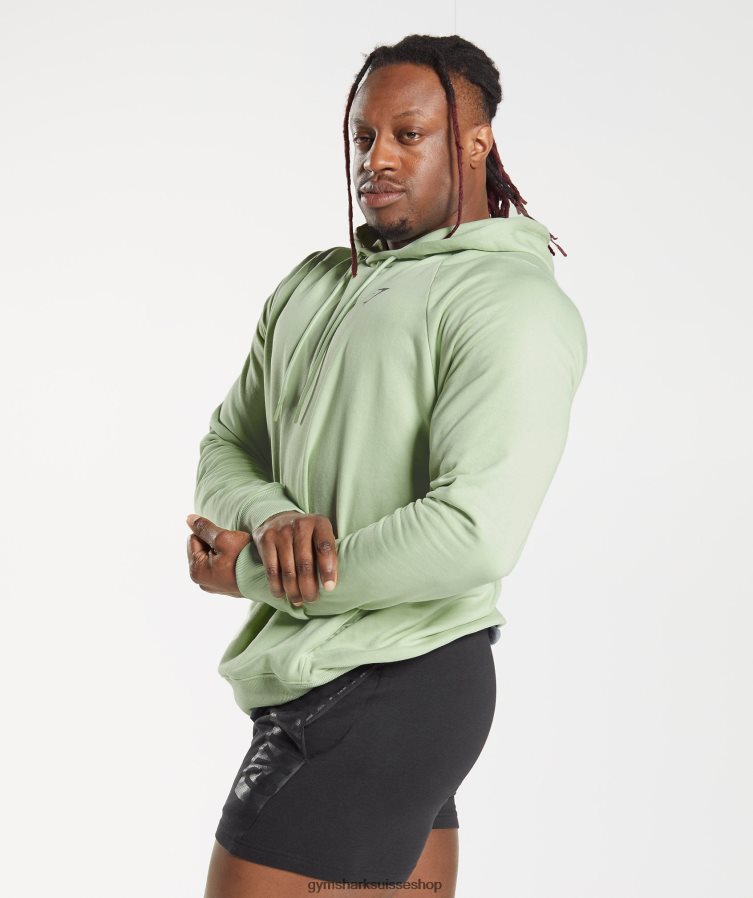 ch Gymshark Hommes sweat à capuche audacieux flore verte 02FP6T852 vêtements