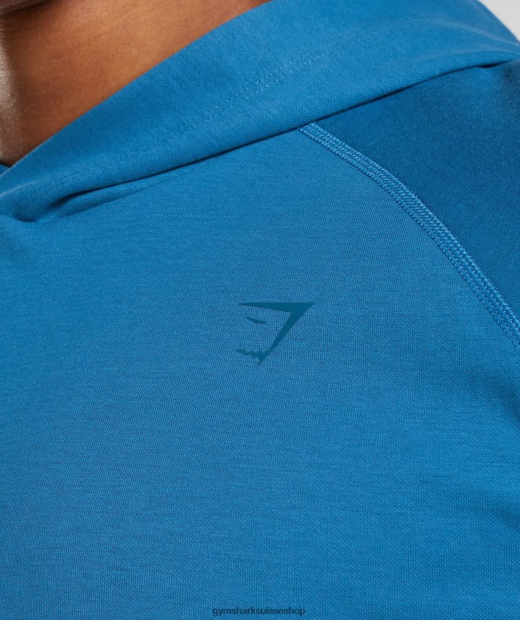 ch Gymshark Hommes sweat à capuche studio bleu au bord du lac 02FP6T827 vêtements