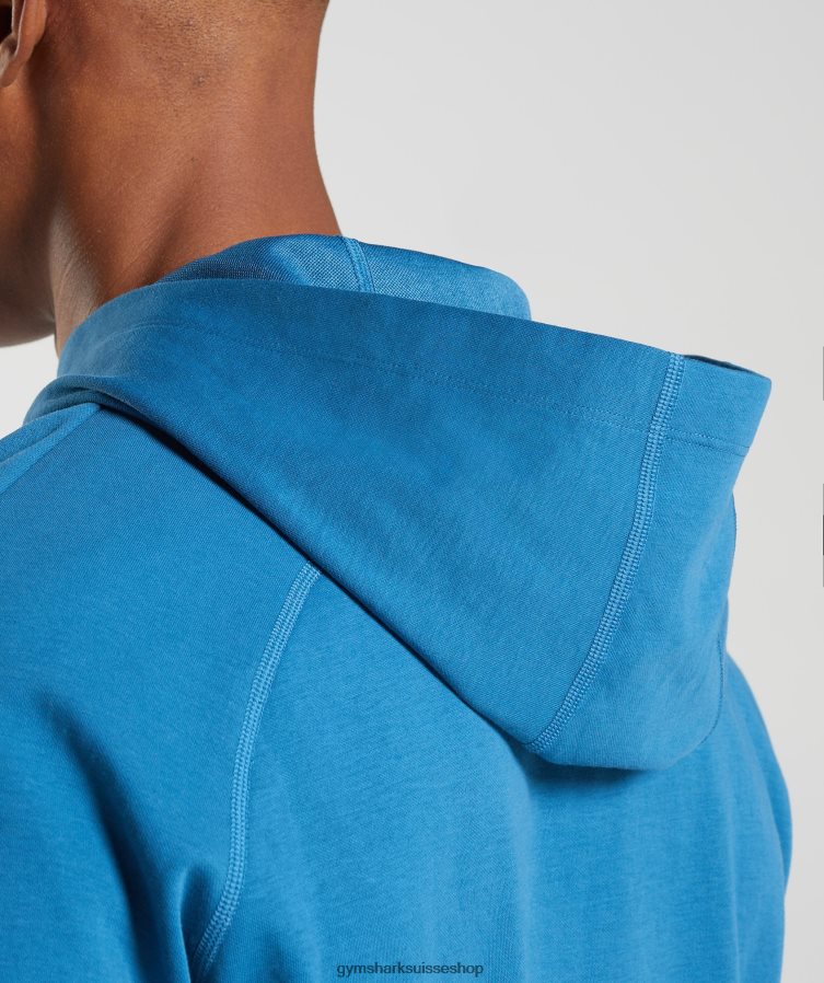 ch Gymshark Hommes sweat à capuche studio bleu au bord du lac 02FP6T827 vêtements