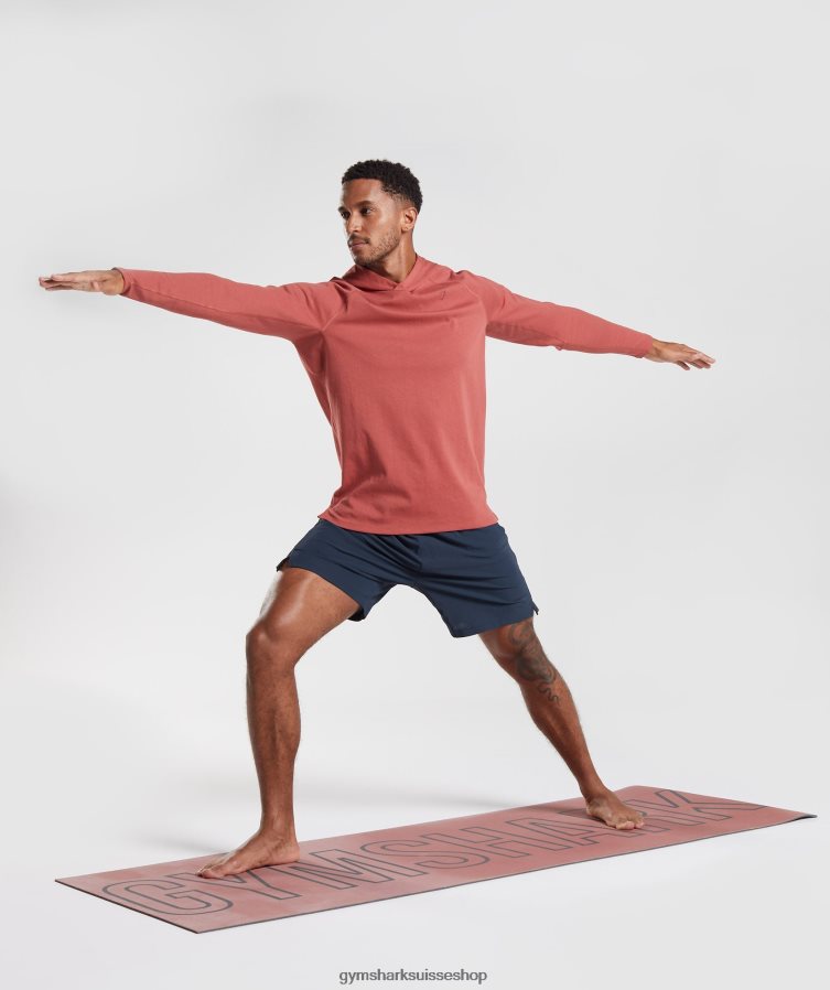 ch Gymshark Hommes sweat à capuche studio brun rosé 02FP6T848 vêtements