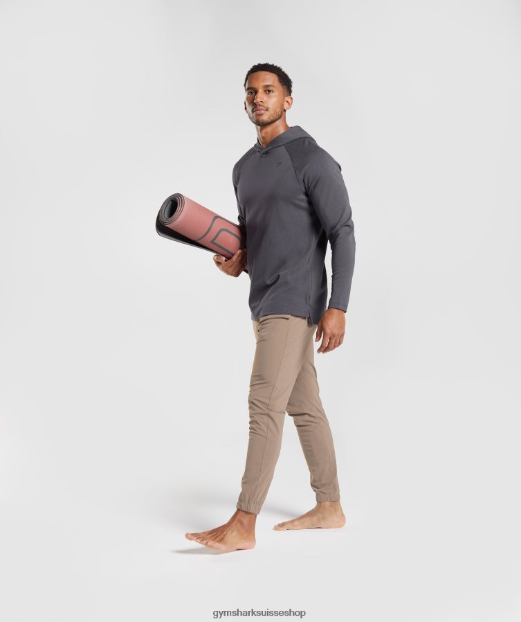 ch Gymshark Hommes sweat à capuche studio gris onyx 02FP6T867 vêtements