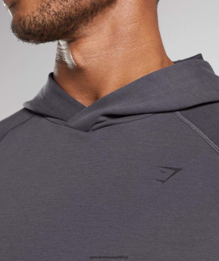 ch Gymshark Hommes sweat à capuche studio gris onyx 02FP6T867 vêtements