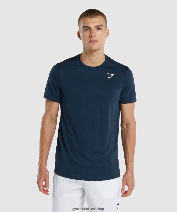 ch Gymshark Hommes arrivée t-shirt coupe classique marine 02FP6T644 vêtements