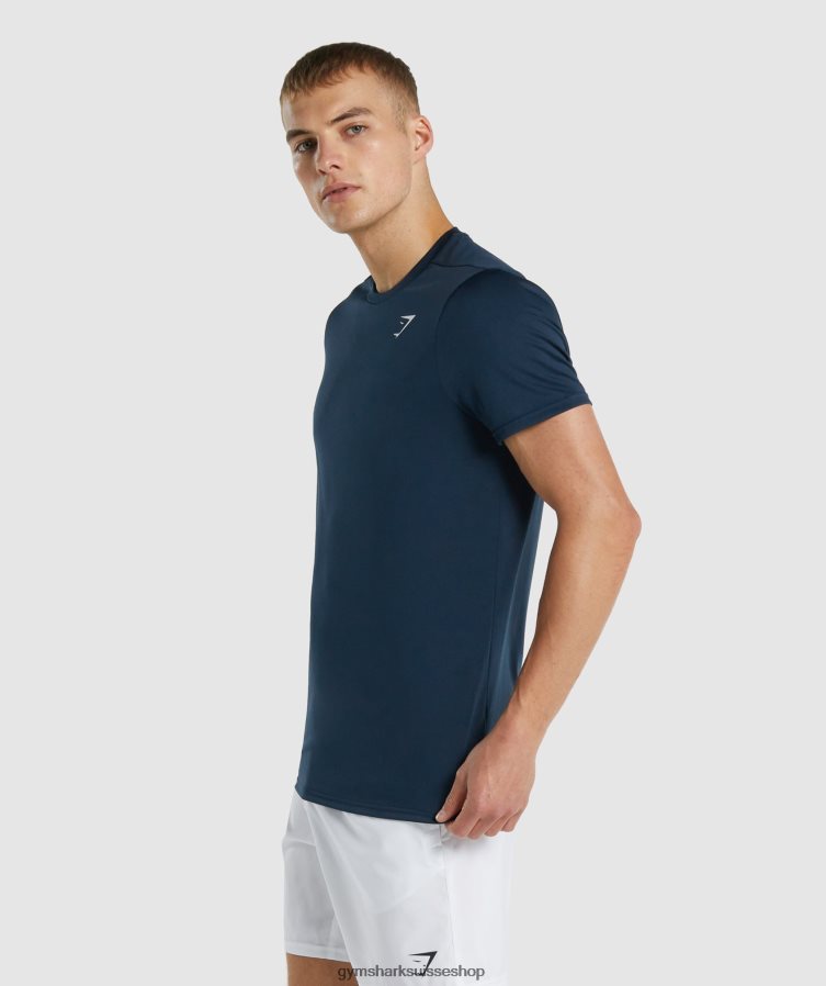 ch Gymshark Hommes arrivée t-shirt coupe classique marine 02FP6T644 vêtements