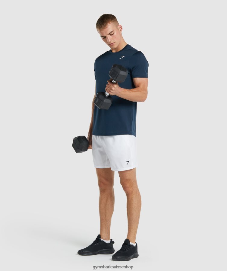 ch Gymshark Hommes arrivée t-shirt coupe classique marine 02FP6T644 vêtements