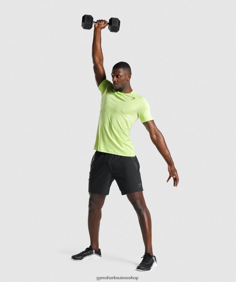 ch Gymshark Hommes t-shirt apex performer vert 02FP6T733 vêtements