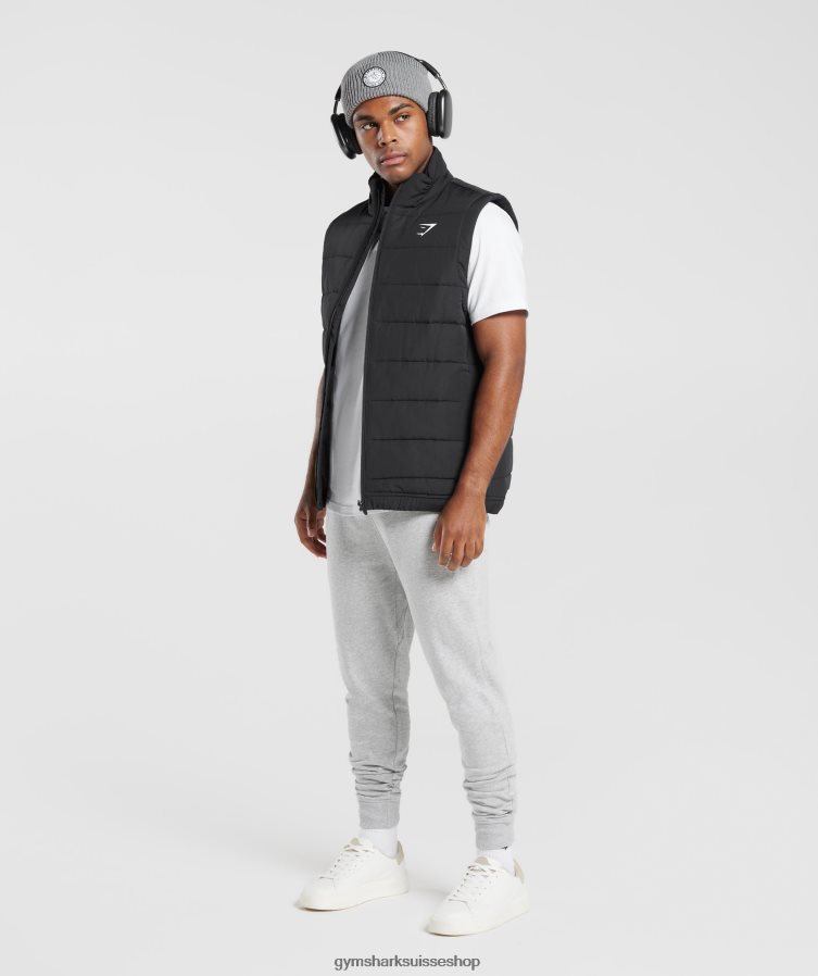 ch Gymshark Hommes t-shirt à crête blanc 02FP6T578 vêtements