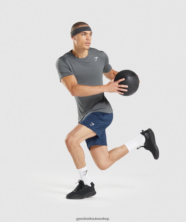 ch Gymshark Hommes t-shirt d\'arrivée charbon 02FP6T743 vêtements