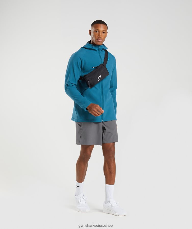 ch Gymshark Hommes veste de pointe bleu atlantique 02FP6T819 vêtements