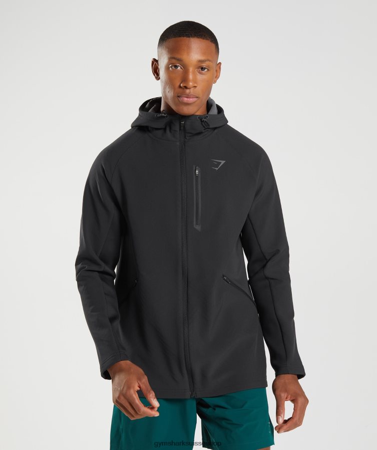 ch Gymshark Hommes veste de pointe noir 02FP6T869 vêtements